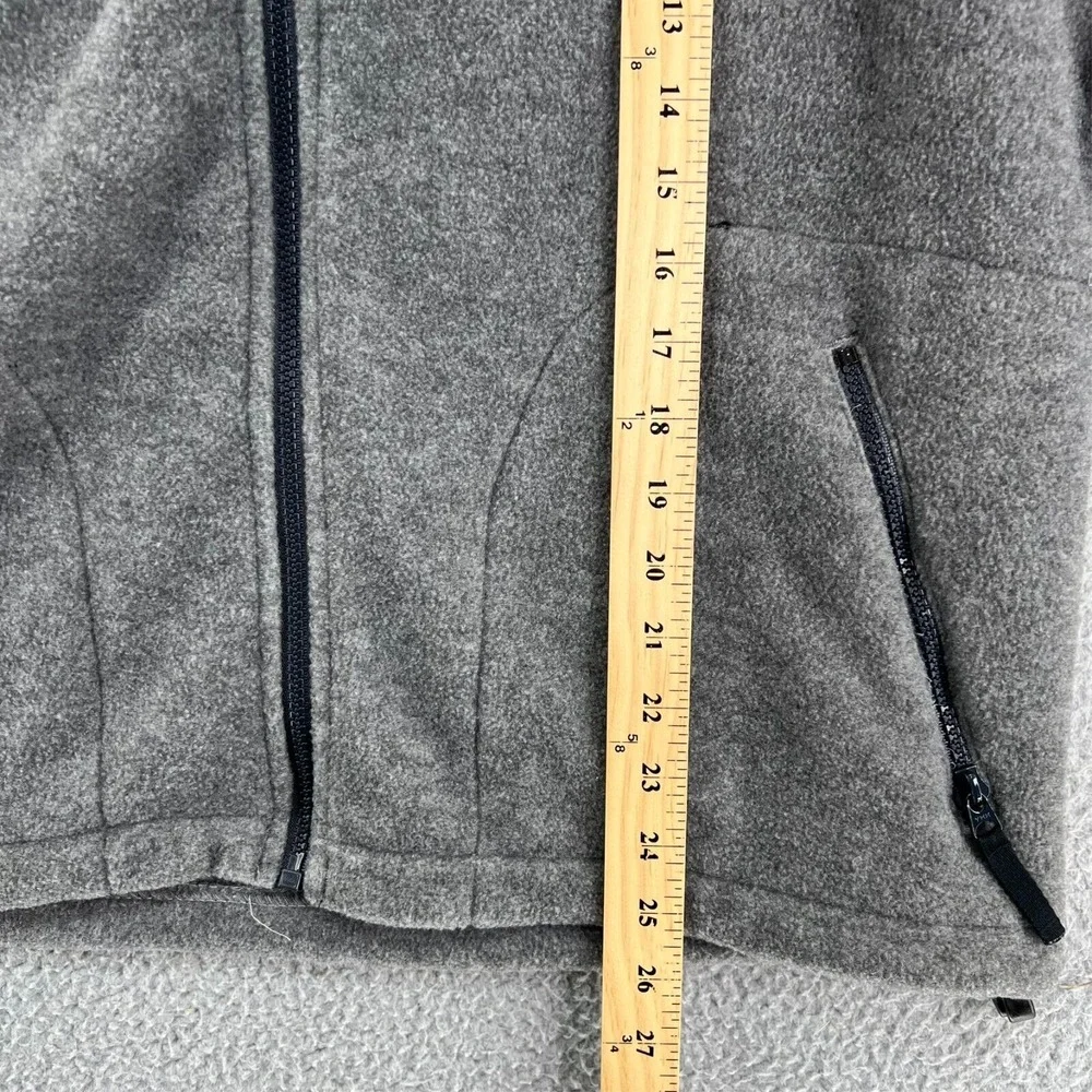 Vintage‎ COLUMBIA Jacket Women's XL Gray Full Zip Fleece Outdoor Hiking USA